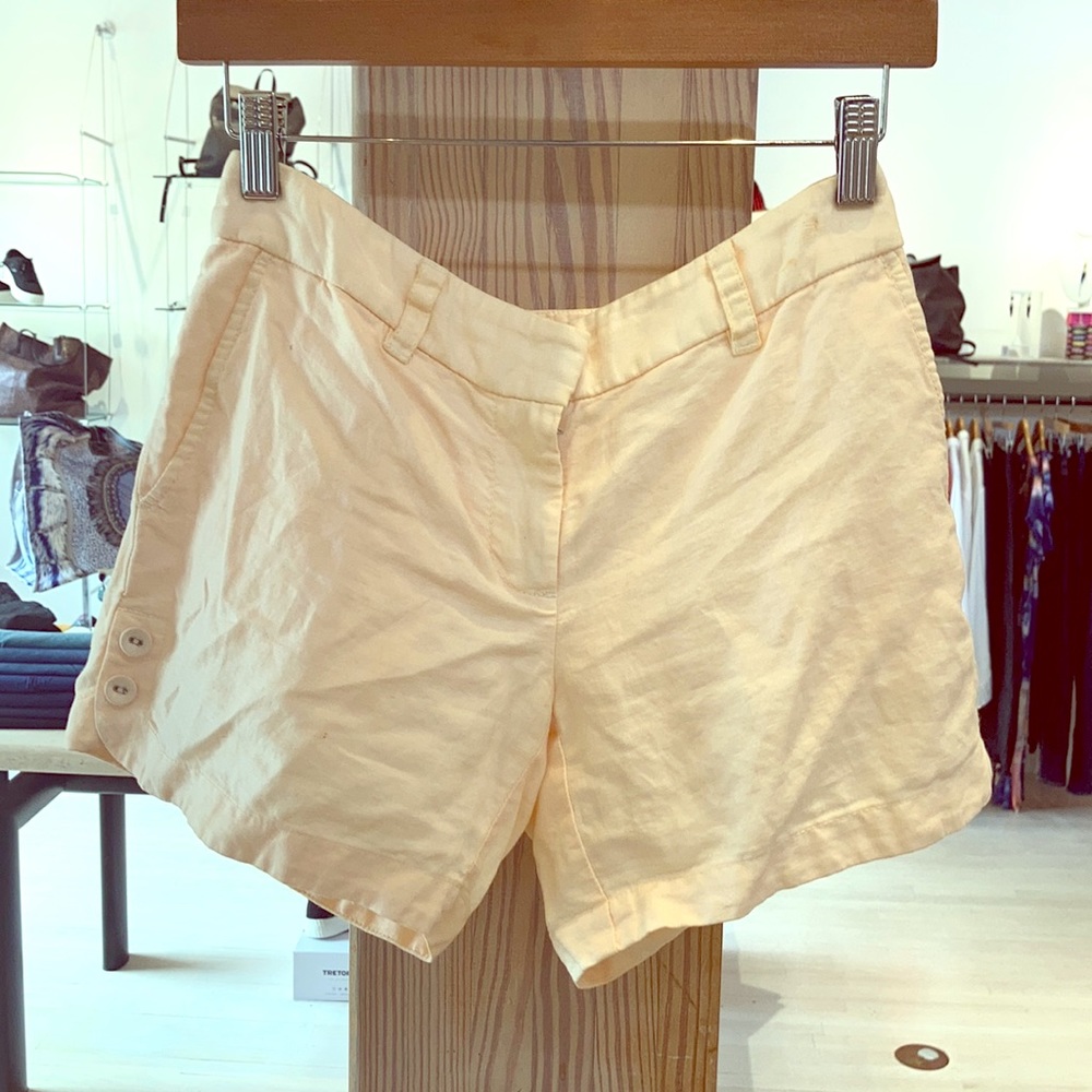 J.Crew Peach Linen Shorts